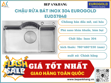 Chậu rửa bát chống xướt Eurogold EUD37848